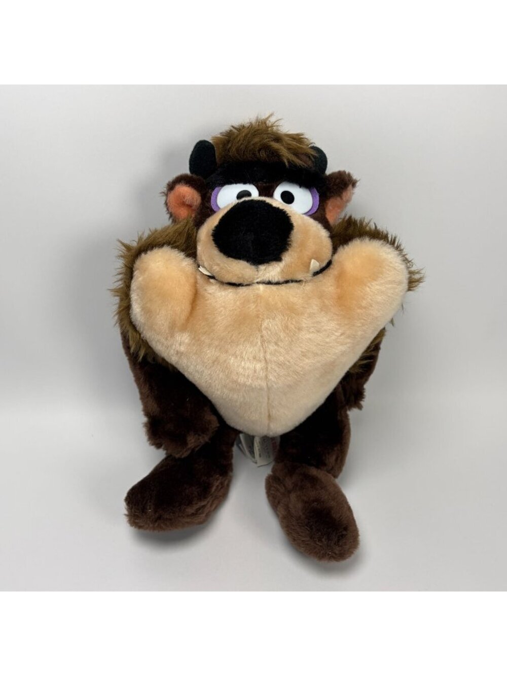 1971 Warner Bros Taz Tazmanian Devil Plush Mighty Star Looney Toons Stuffed Toy